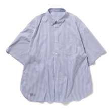 FreshService / フレッシュサービス | DRY OXFORD CORPORATE S/S B.D SHIRT - Blue St