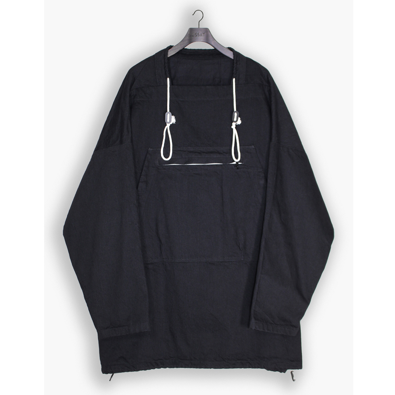 SH-1 FISHER MAN SMOCK - Black Denim