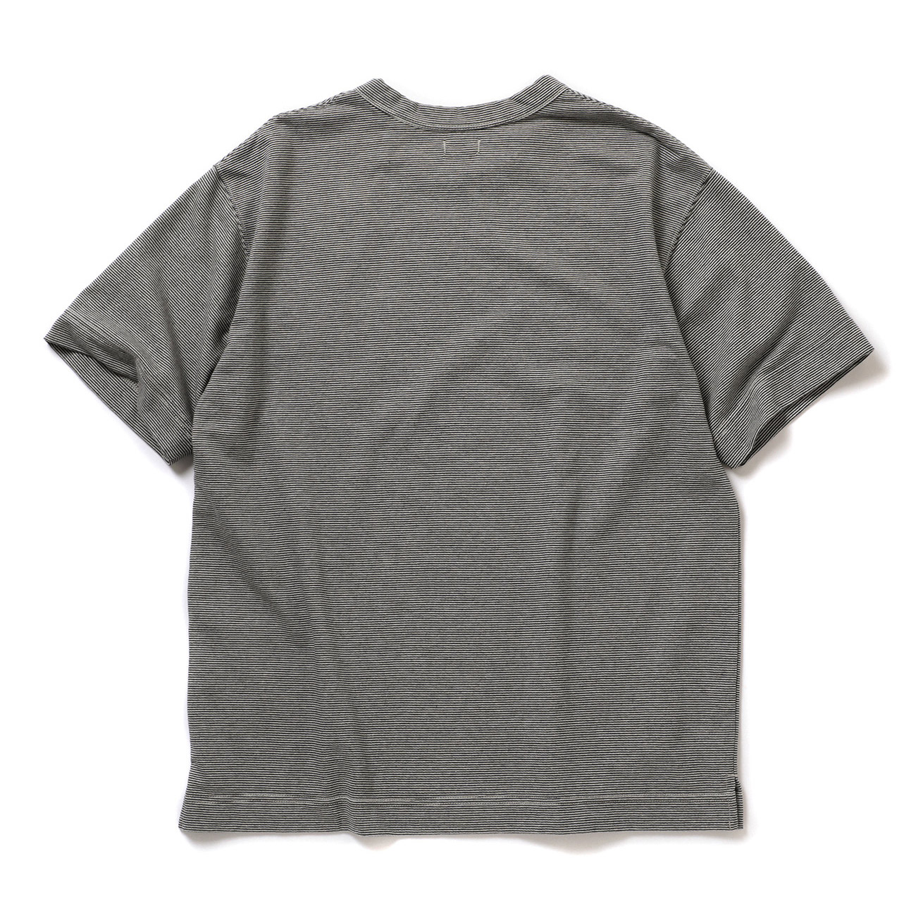 nanamica / ナナミカ | Micro Stripe Pocket Tee - Black X Gray