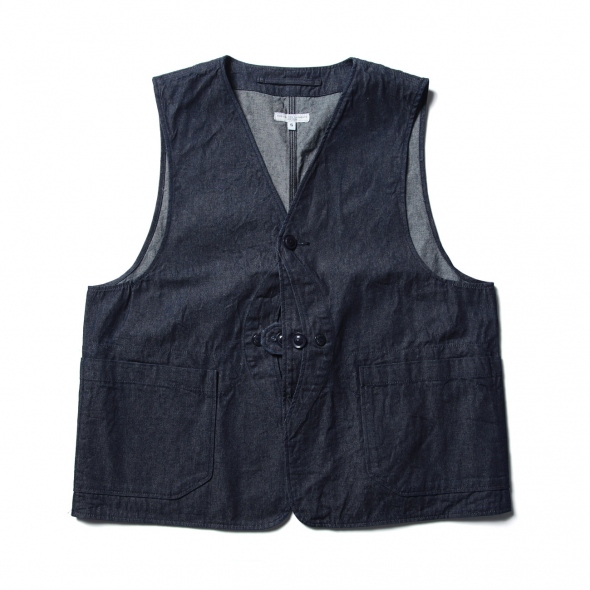 ENGINEERED GARMENTS / エンジニアドガーメンツ | Upland Vest - Industrial 8oz Denim -  Indigo | 通販 - 正規取扱店 | COLLECT STORE / コレクトストア