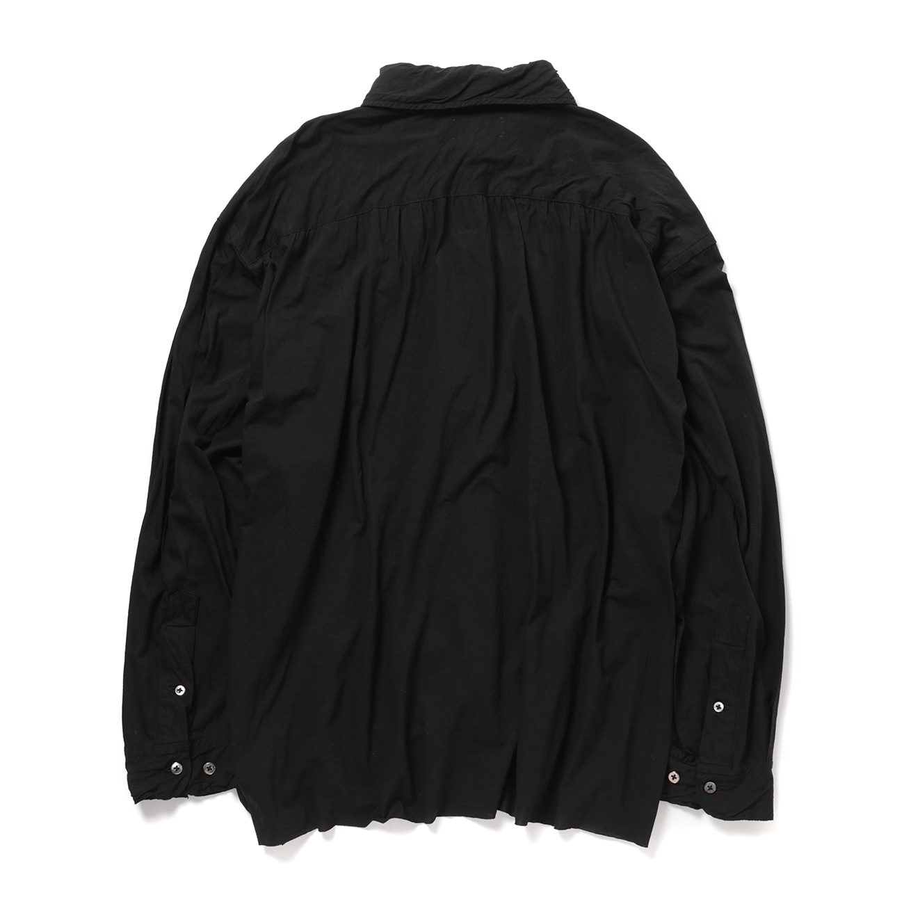 KANEMASA PHIL. / カネマサフィル | 46G Artisan L/S Shirt - Black