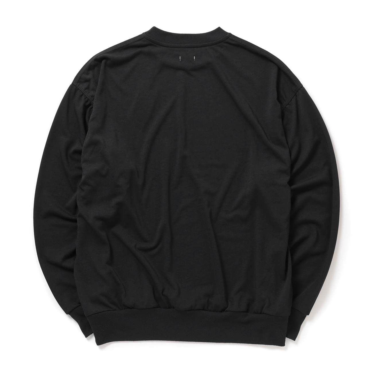 nanamica / ナナミカ | Polyester Jersey L/S Tee - Black | 通販