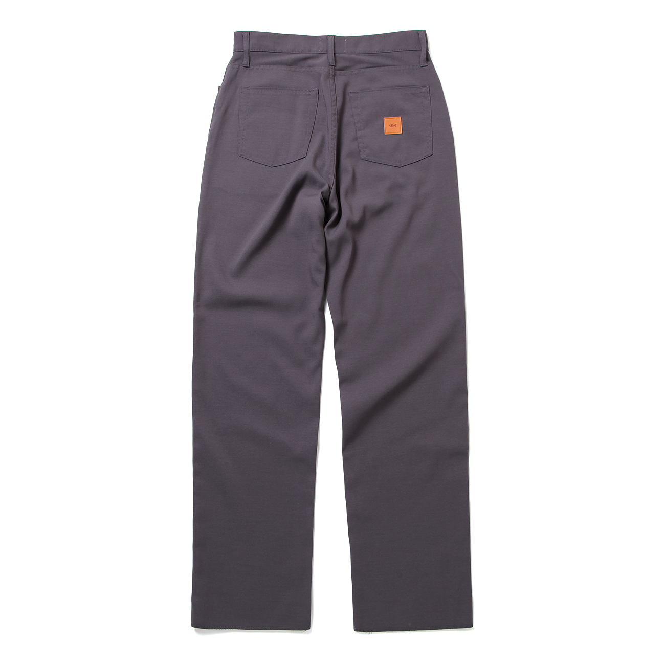 Color Poly Viscose Pants - Gray