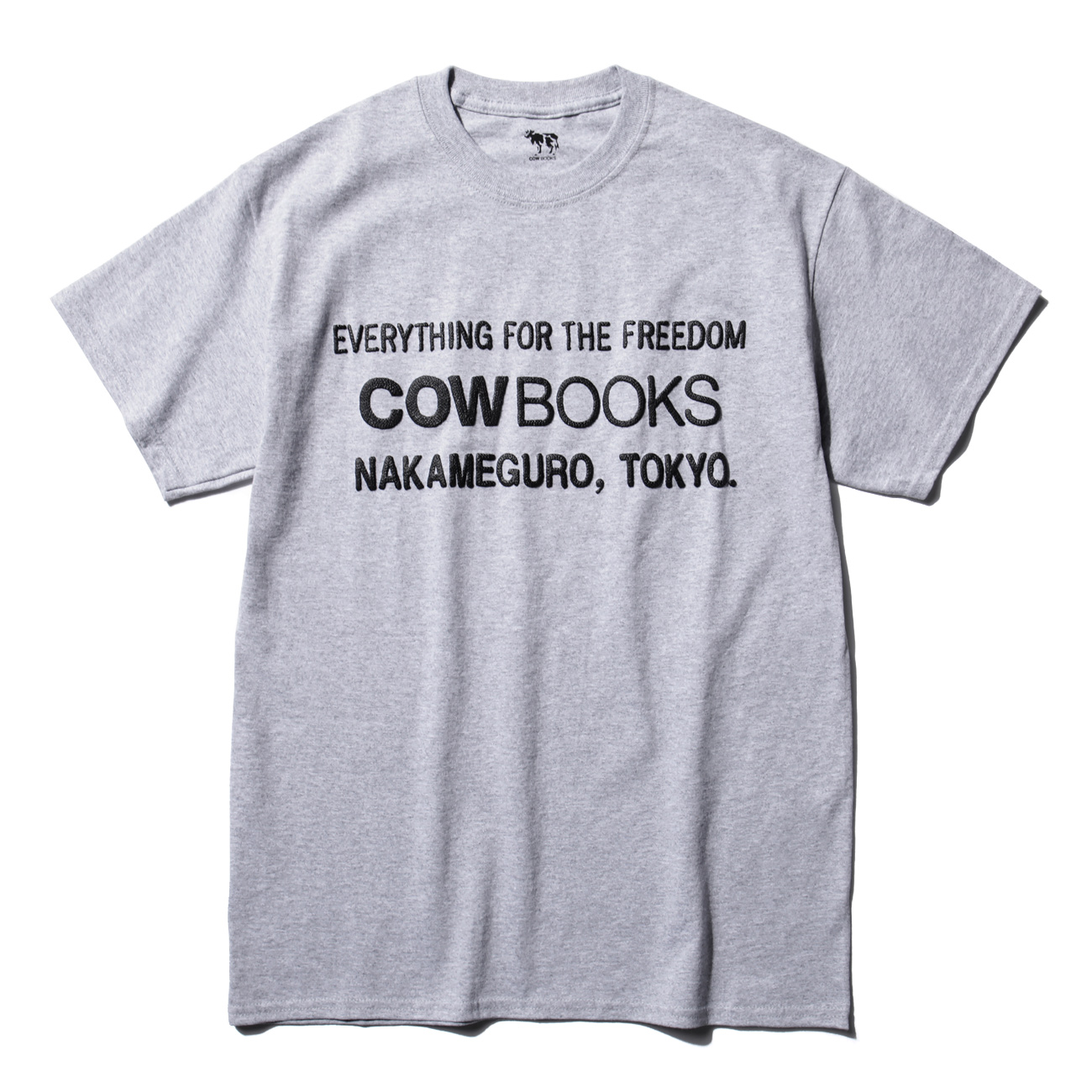 Cow Books カウブックス Men S T Shirts Logo Lightgray Black 通販 正規取扱店 Collect Store コレクトストア