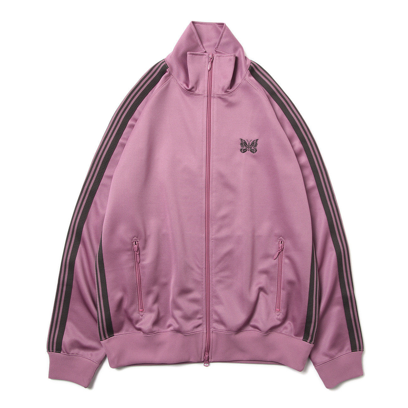 Needles / ニードルズ | Track Jacket - Poly Smooth - Smoke Pink