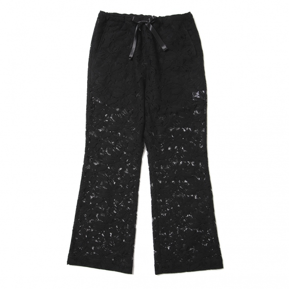 Needles / ニードルズ | String Boot-Cut Pant - C/PE/R Lace Cloth