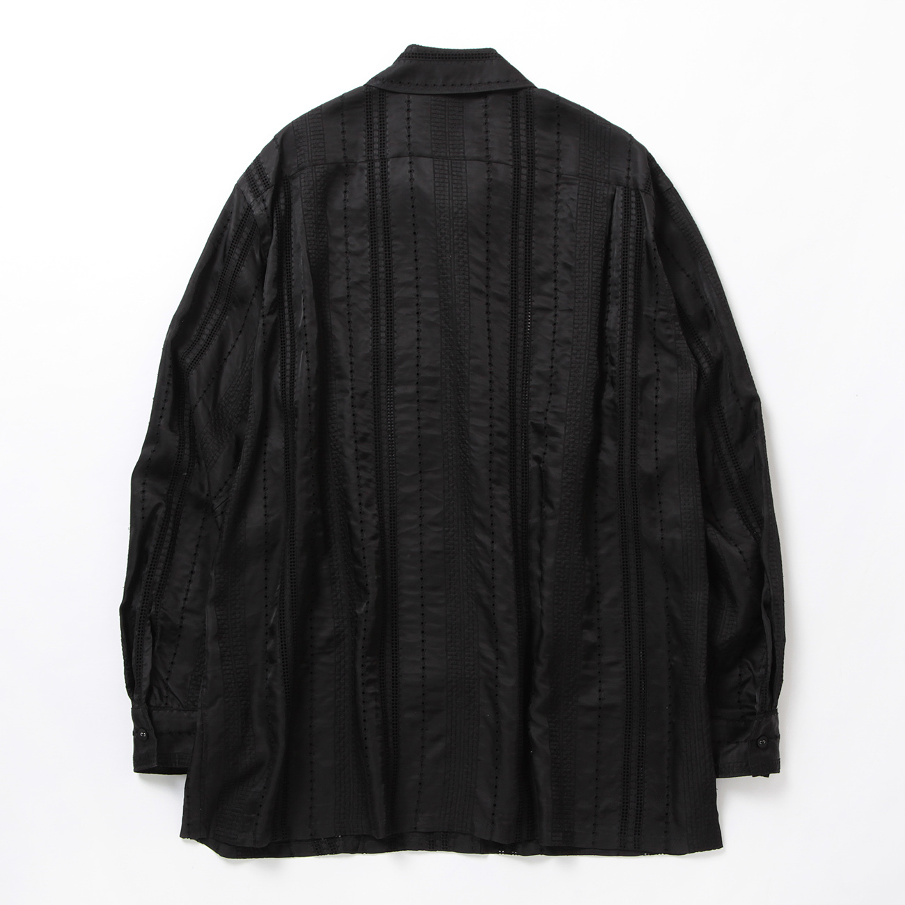 URU / ウル | CUPRA - REGULAR COLLAR L/S SHIRTS - Black | 通販 