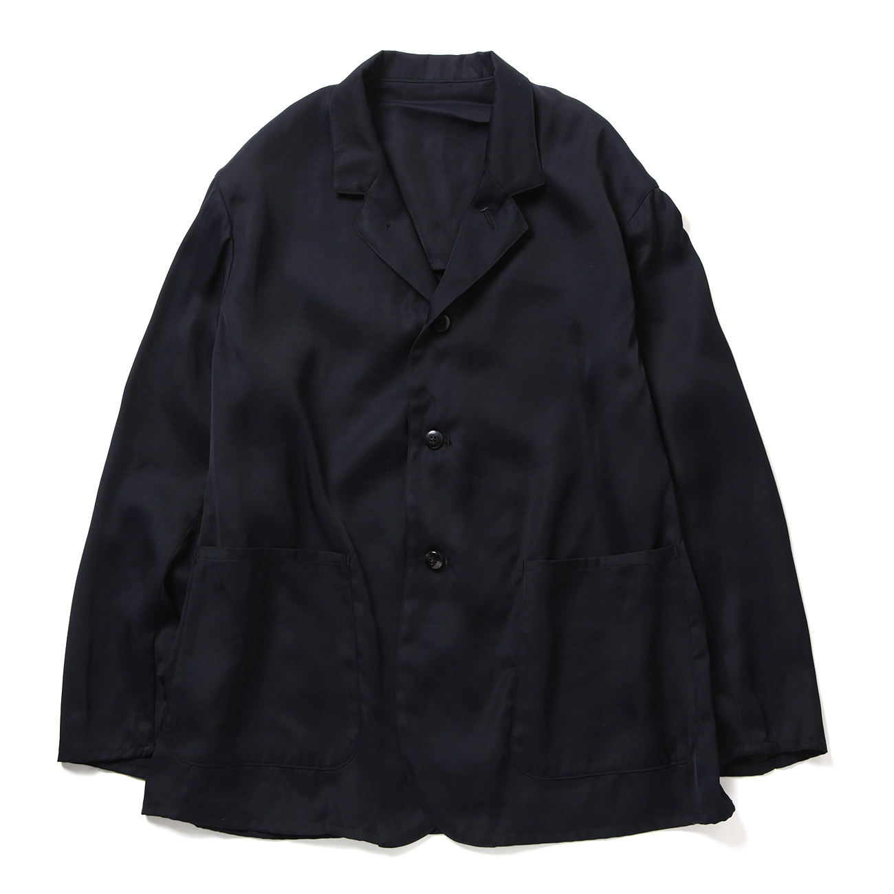 RAYON - 3 BUTTON JACKET - D.Navy