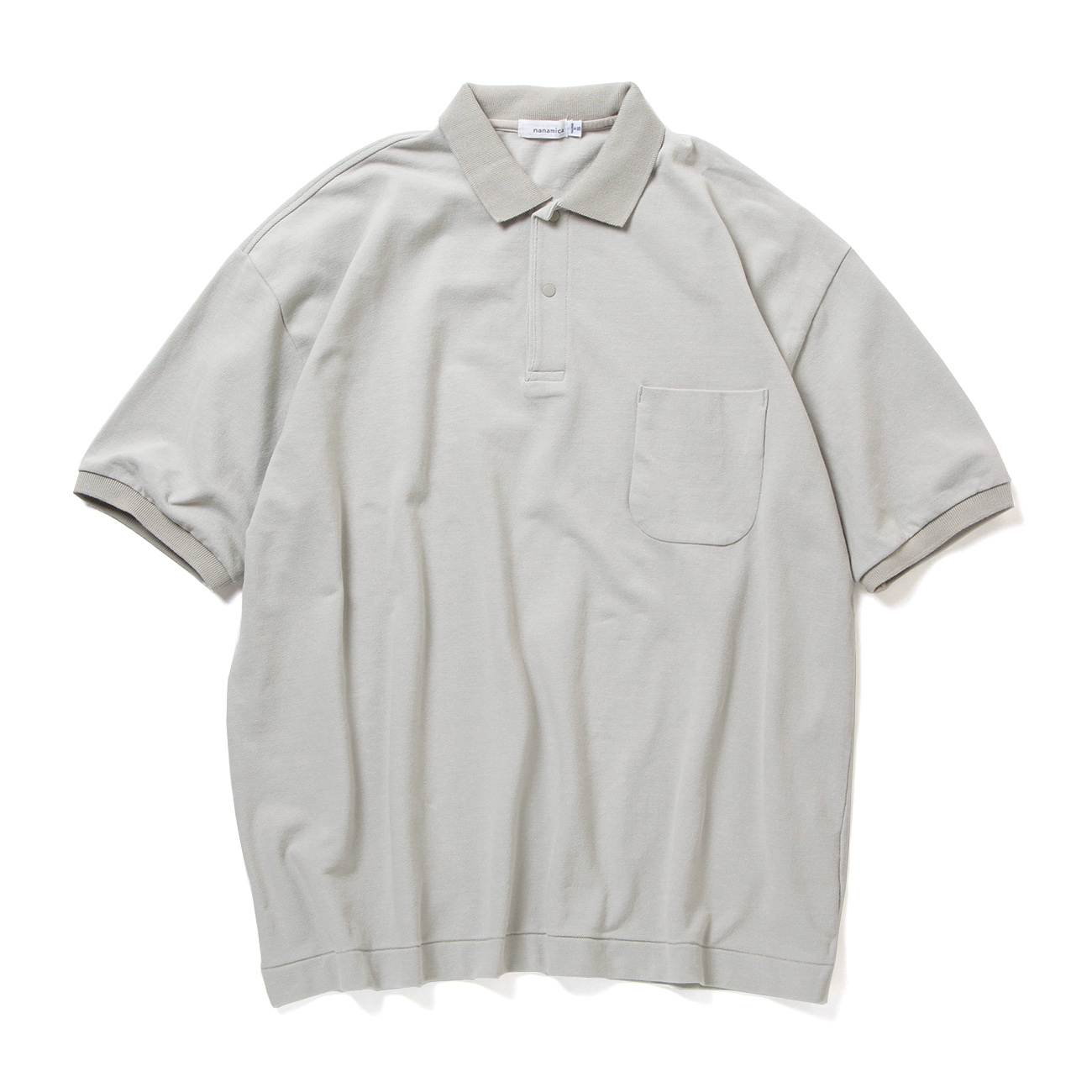 S/S Polo Shirt - Light Gray