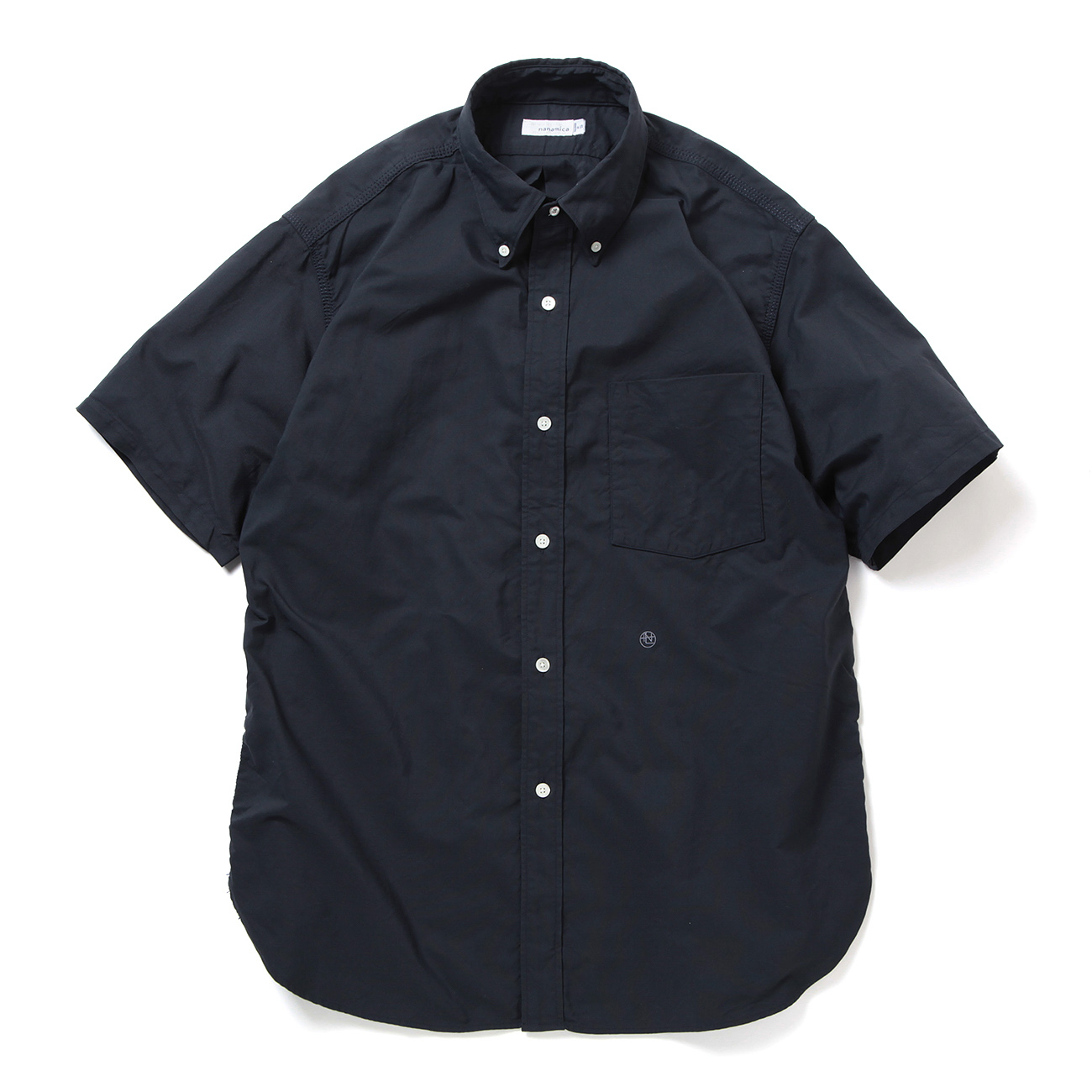 nanamica / ナナミカ | Button Down Wind S/S Shirt - Dark Navy