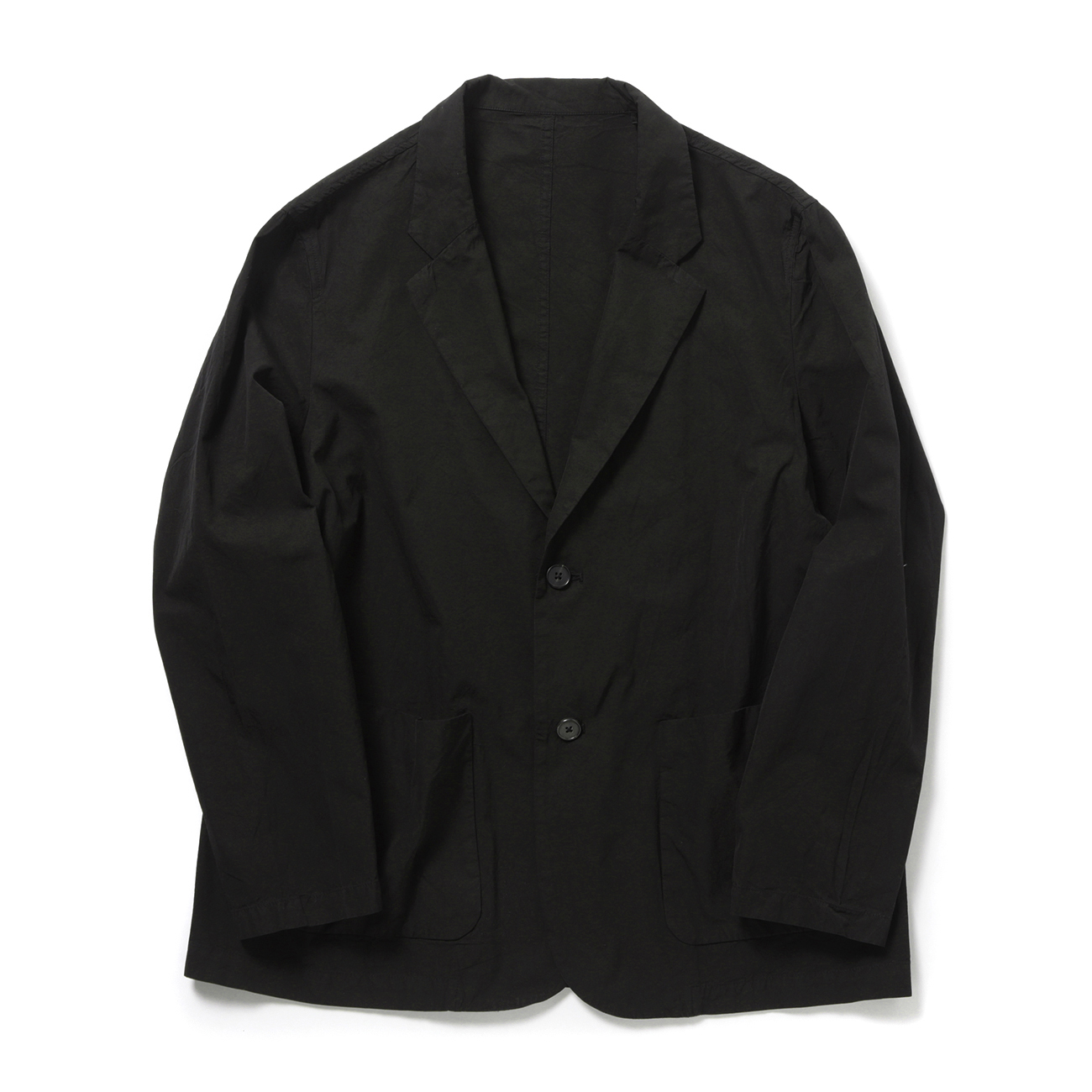 holk / ホーク | 2B jacket / 100/2 paper cross - Black | 通販