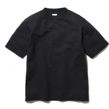 snow peak / スノーピーク | Recycled Cotton Heavy Mockneck T shirt - Black