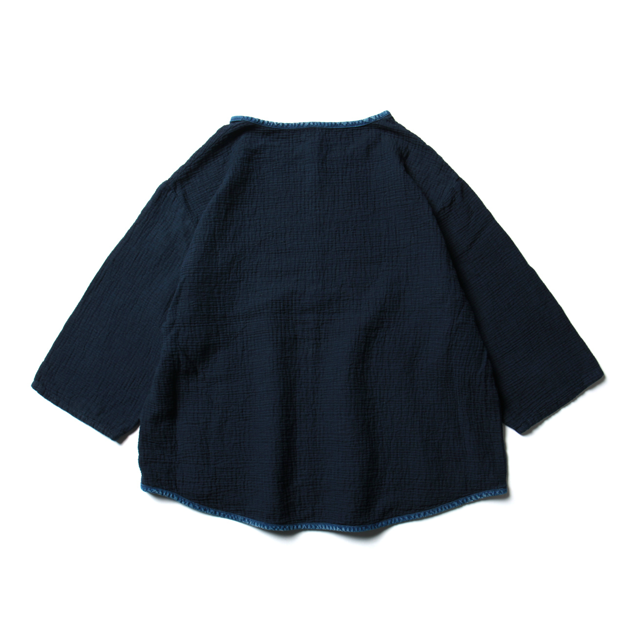 SASHIKO SUPER LIGHT LIGHT SWEAT SHIRT - New Blue