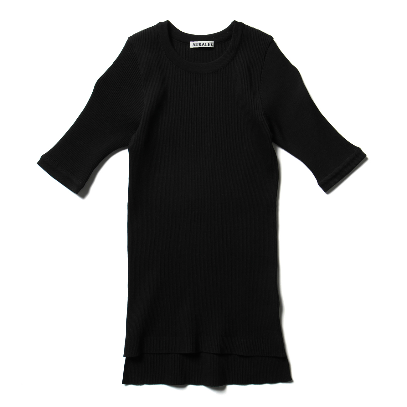美品 オーラリー GIZA HIGH GAUGE RIB KNIT TEE Demi-Luxe BEAMS（デミルクス ビームス）AURALEE / GIZA HIGH