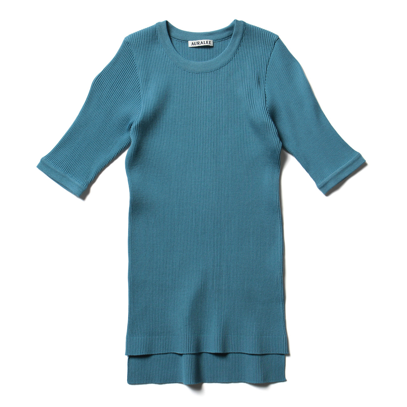 美品 オーラリー GIZA HIGH GAUGE RIB KNIT TEE AURALEE/オーラリー】GIZA HIGH GAUGE RIB KNIT TEE A00T02HRの