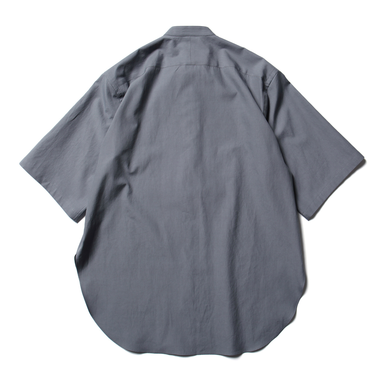 オーラリー WASHED FINX TWILL SHIRTS 3 AURALEE - WRINKLED WASHED FINX TWILL SHIRT LIGHT GREEN