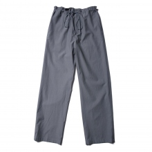 WASHED FINX TWILL EASY WIDE PANTS (メンズ) - Dark Blue Gray