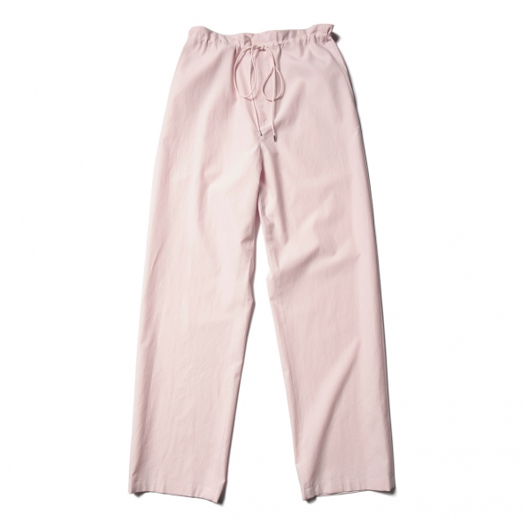 WASHED FINX TWILL EASY WIDE PANTS (メンズ) - Light Pink