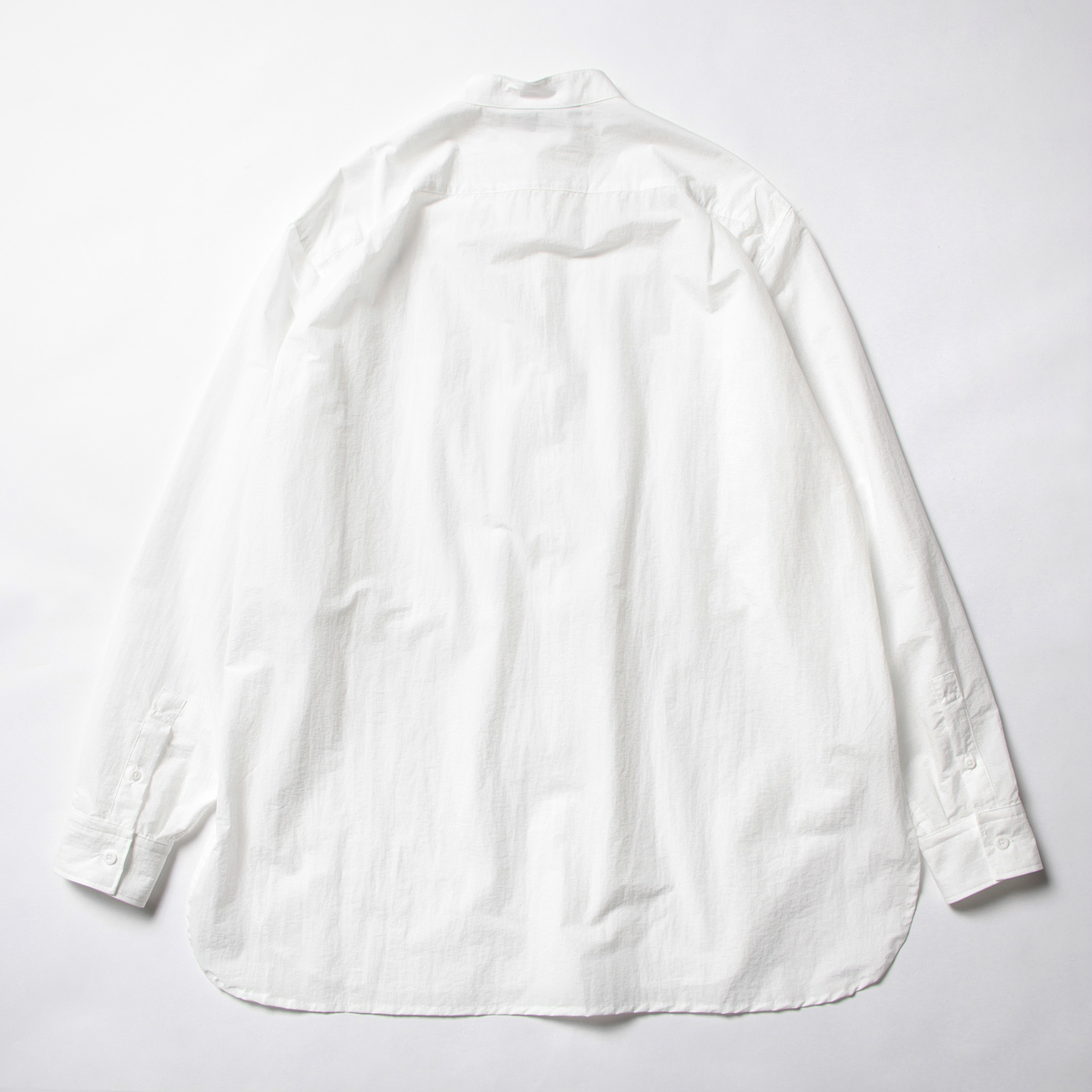 YOKE / ヨーク | BAND COLLAR LONG SHIRTS - White | 通販 - 正規取扱 