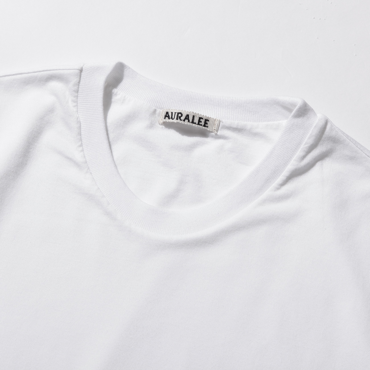 【美品】AURALEE HIGH GAUGE DOUBLE CLOTH TEE AURALEE HIGH GAUGE DOUBLE CLOTH TEE WHITE [A00T01DC]