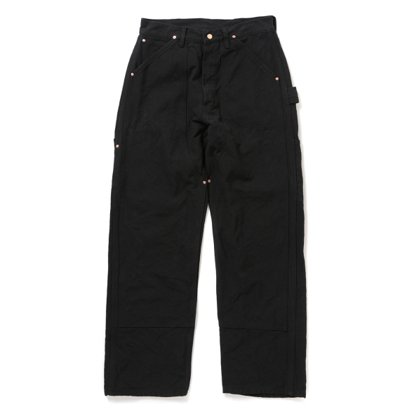 COMOLI / コモリ | コットンダック ぺインターパンツ - Black COMOLI / コモリ | コットンダック ぺインターパンツ - Black