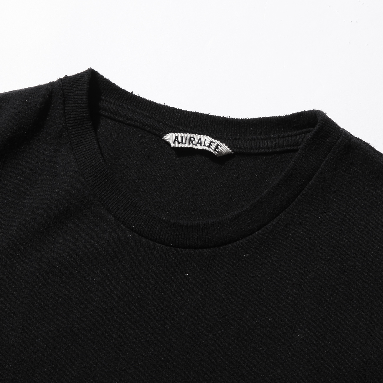 AURALEE / オーラリー | SILK BIG TEE (メンズ) - Black | 通販 - 正規