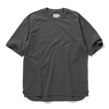 CURLY / カーリー | BASIC COTTON CREW-NECK TEE - Charcoal