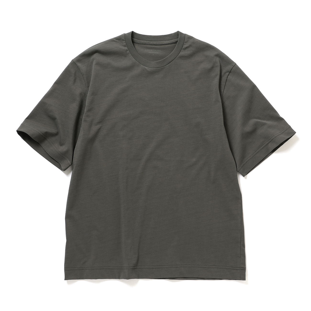 KANEMASA PHIL. / カネマサフィル | 36G High Twist SS Tee - Charcoal