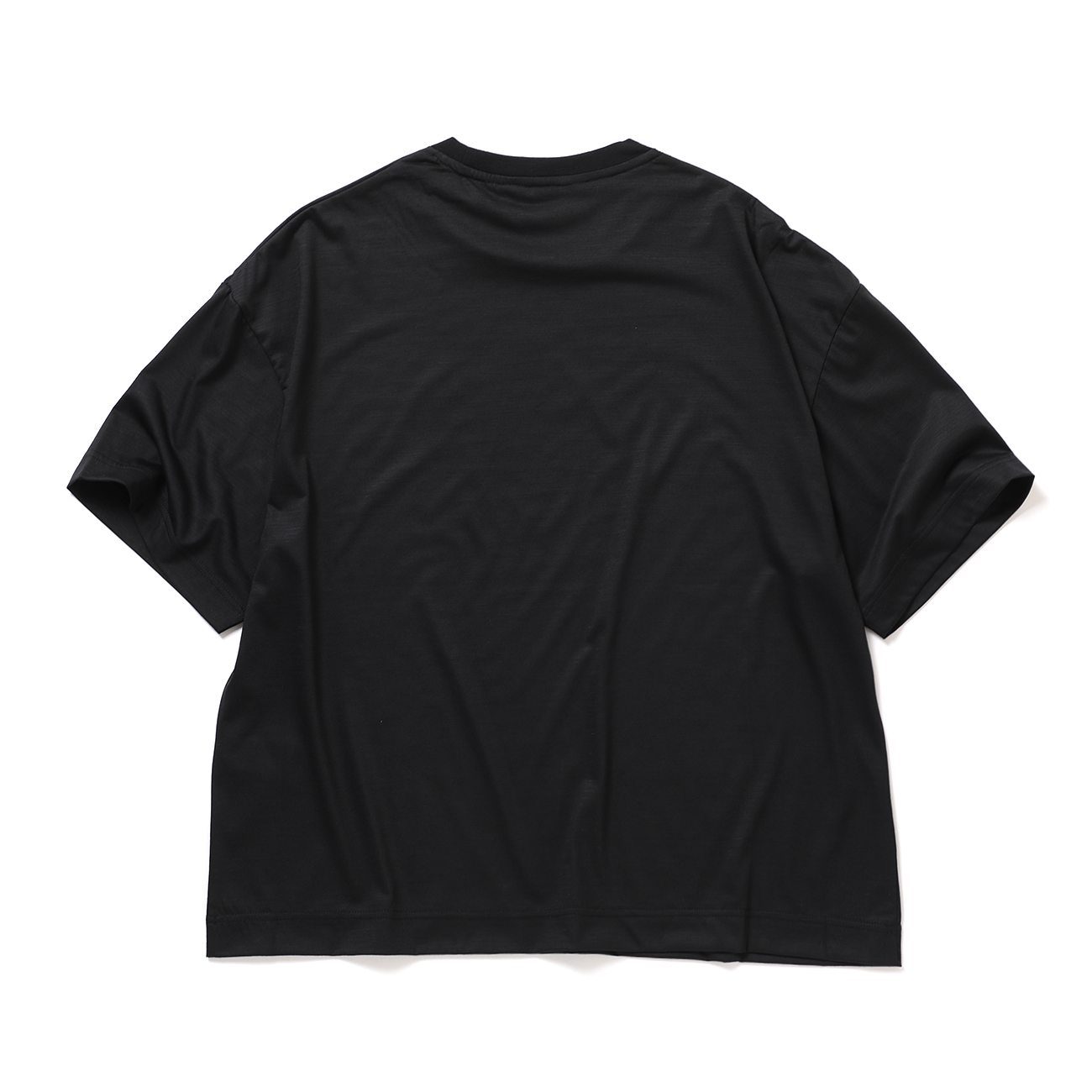 KANEMASA PHIL. / カネマサフィル | 36G Wool SS Tee - Black | 通販 