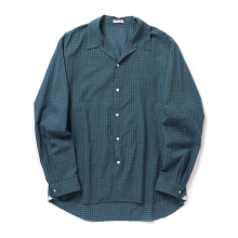 NICENESS / ナイスネス | I.CASTELINO / I.カステリーノ ( インディゴチェック ロースロープシャツ ) - Indigo