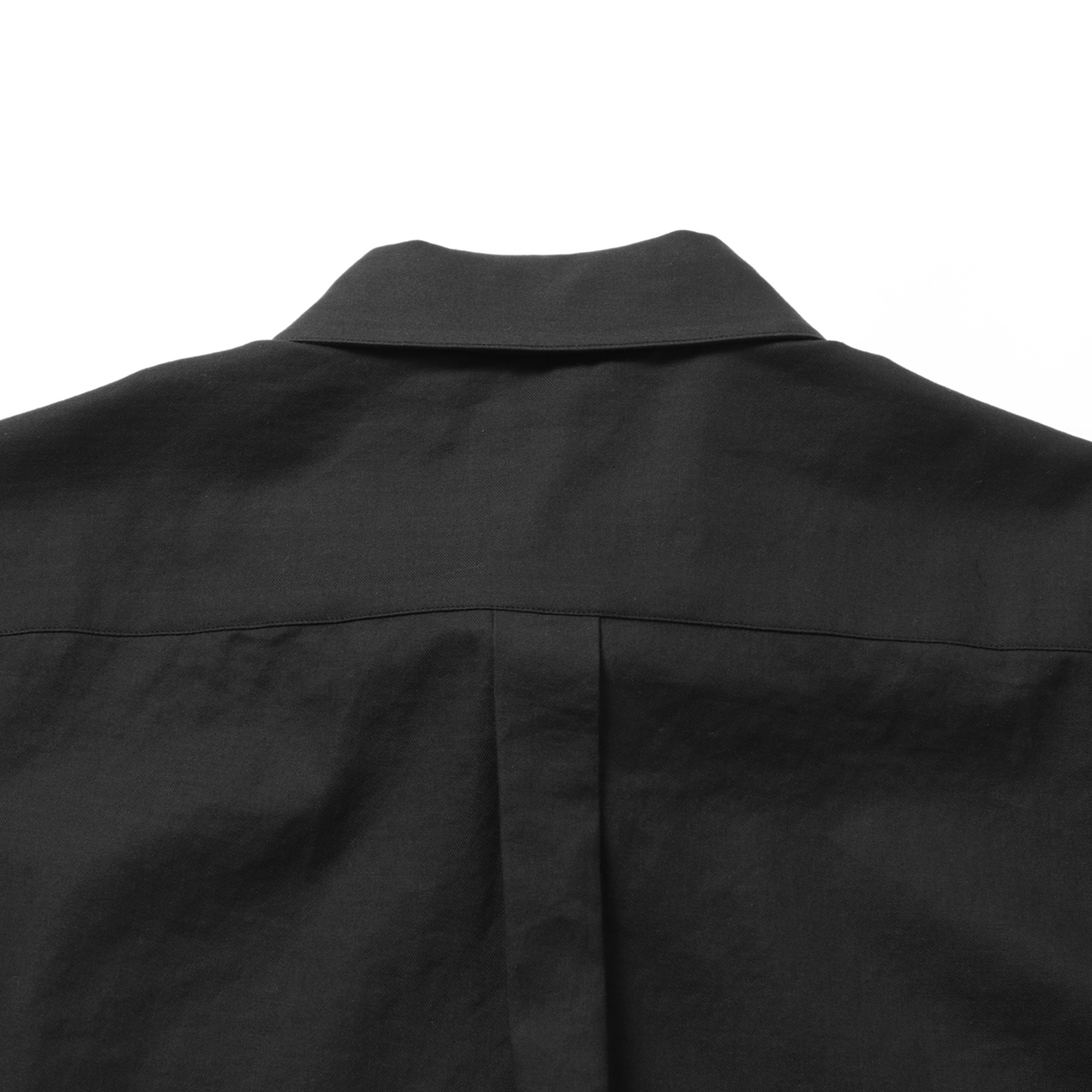 ssstein / シュタイン | COTTON SILK OVERSIZED SS SHIRT - Black