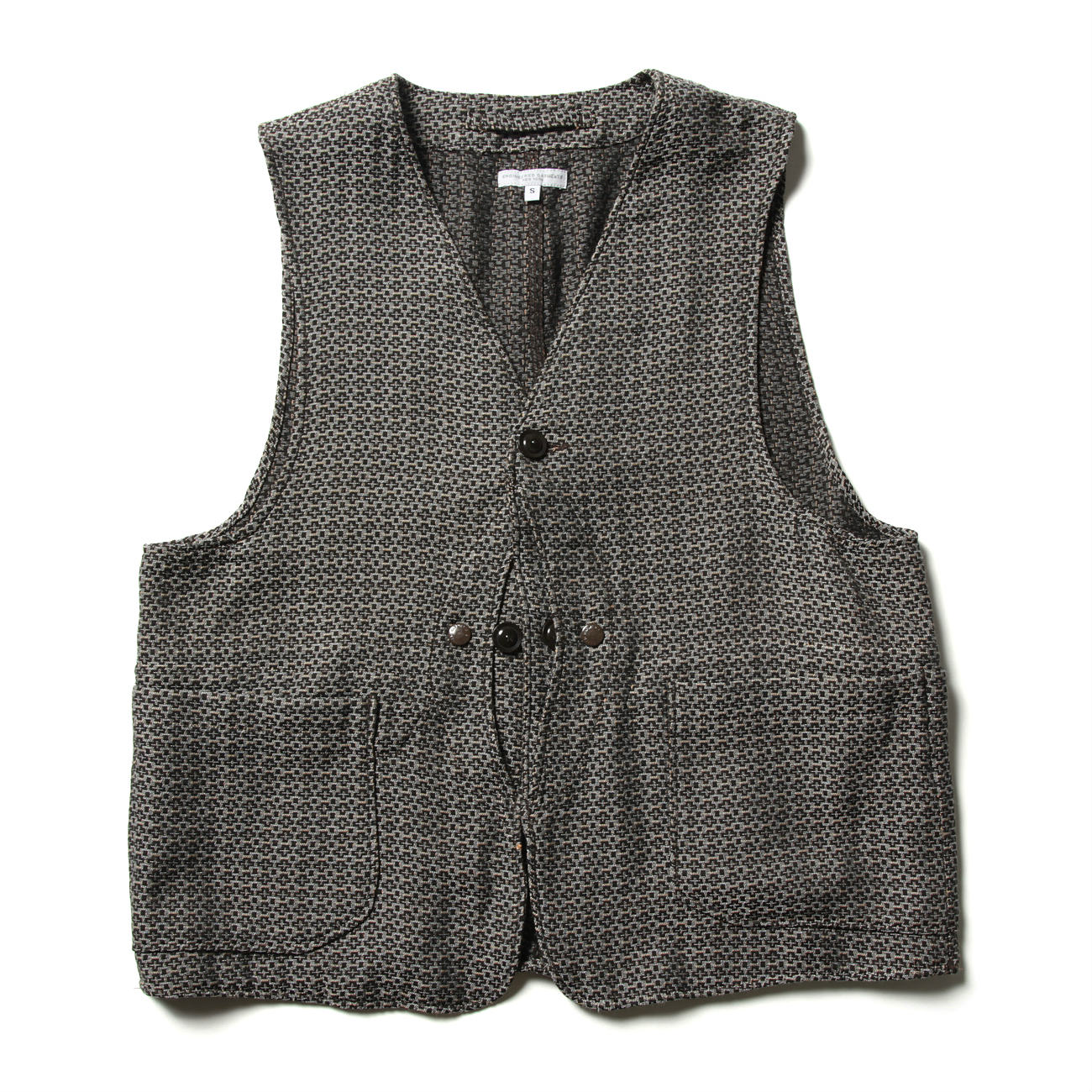 純正安いengineered garments Basketweave vest トップス