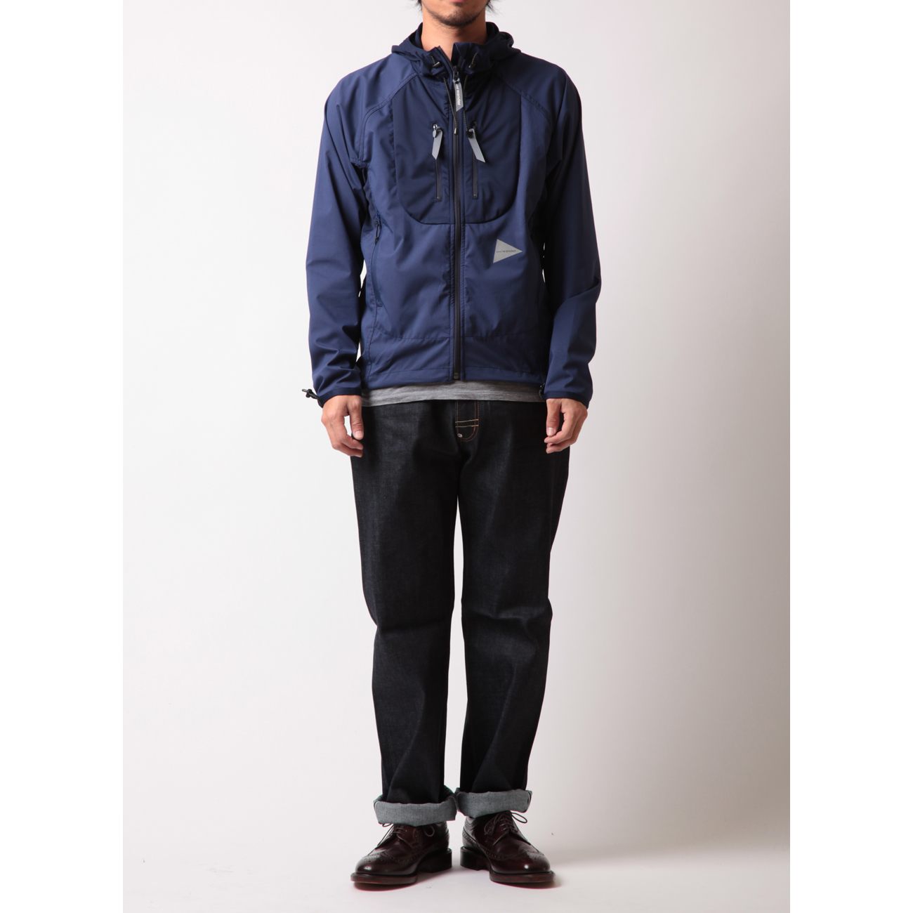 冷水)アンドワンダー【and wander】トレック ジャケット and wander (アンドワンダー) trek jacket 2 for woman