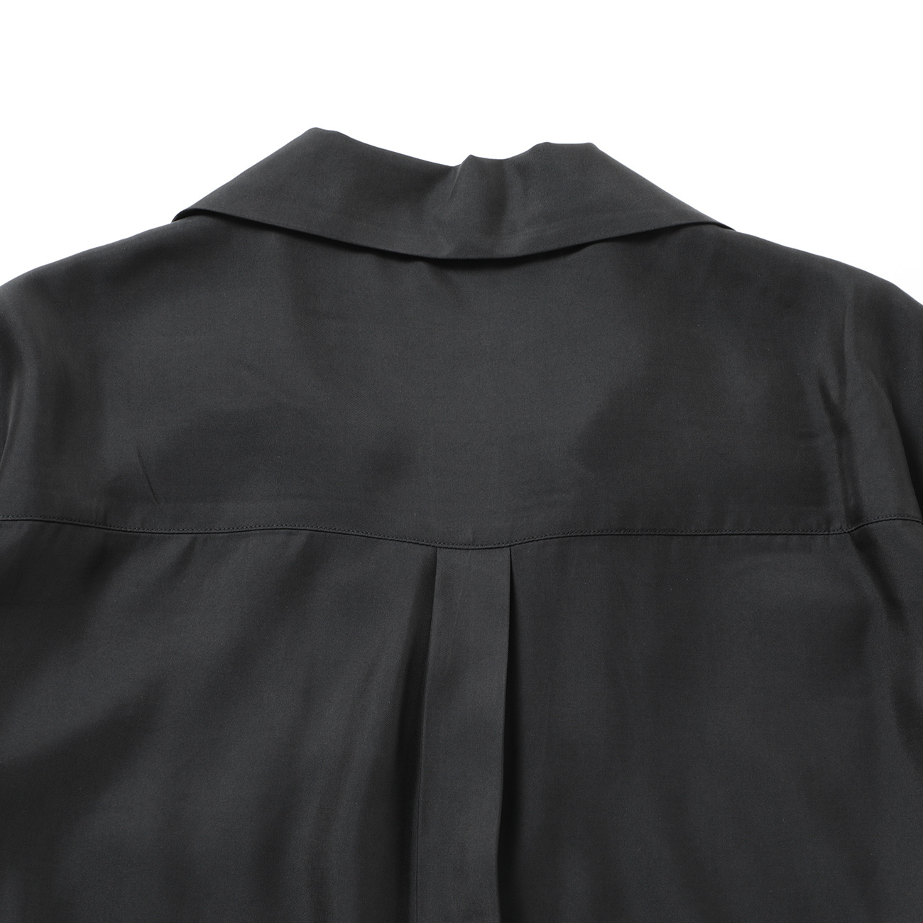 ssstein / シュタイン | CUPRO TWILL OVERSIZED OPEN COLLAR SS SHIRT
