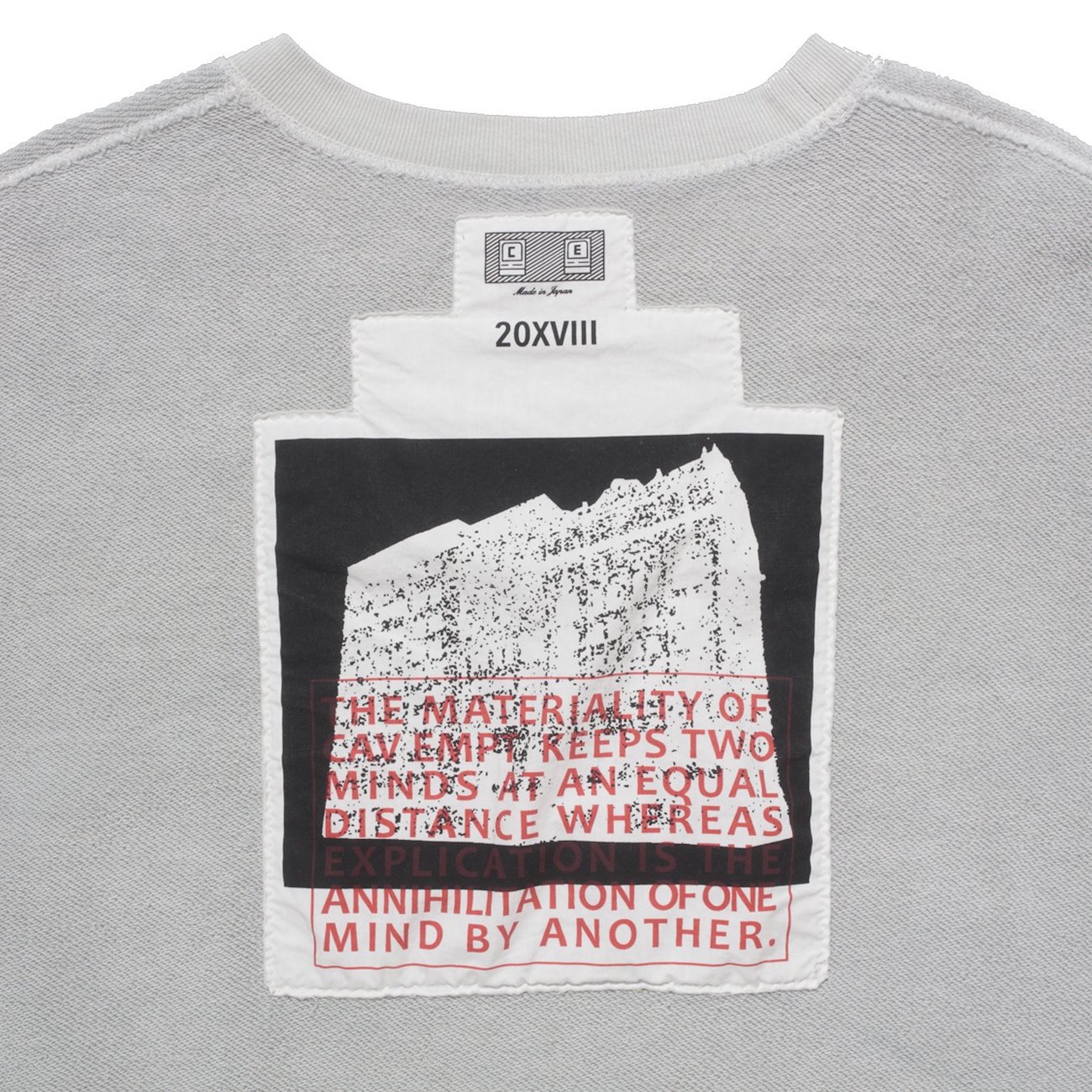 C.E Cav Empt As Cdisc2_1 Crew Neck - Black – Goodhood C.E 