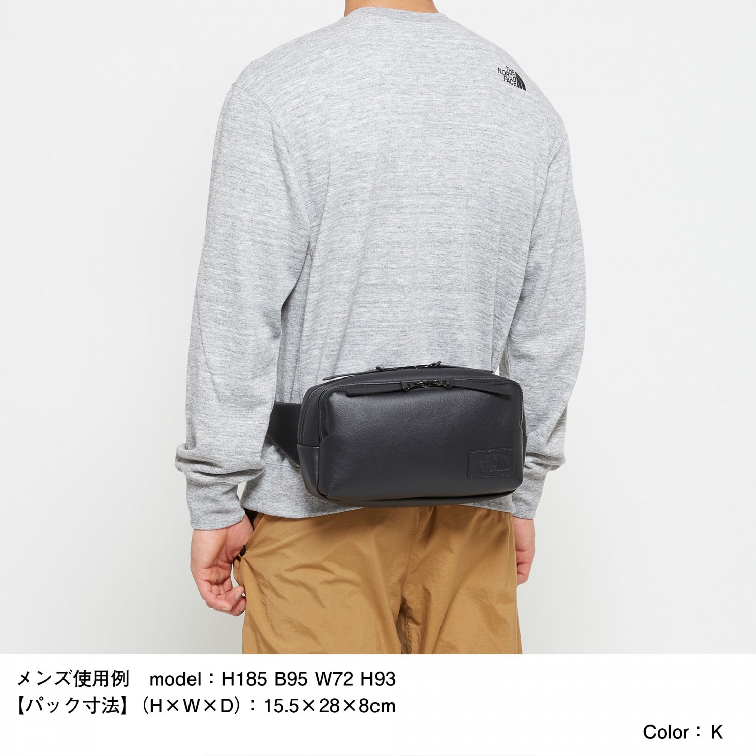 THE NORTH FACE / ザ ノース フェイス | Tuning Leather Hip Pack - K ブラック | 通販 - 正規取扱店  | COLLECT STORE / コレクトストア