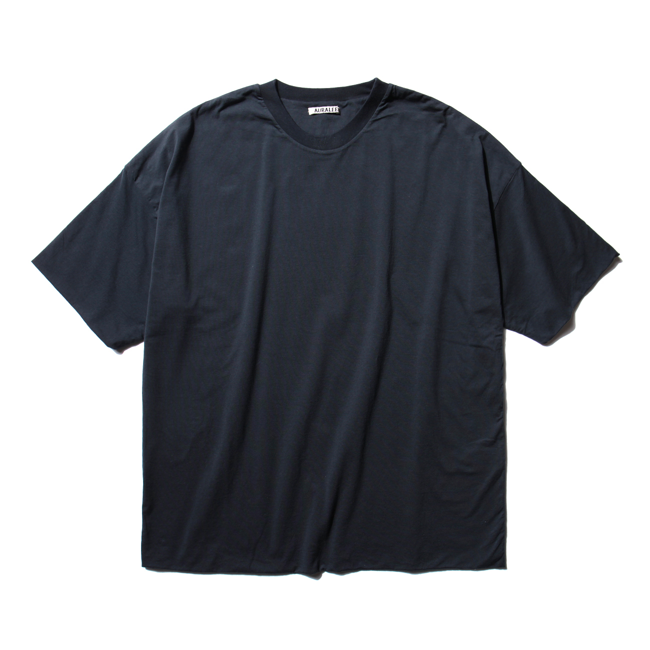 トップス AURALEE High Gauge Double Cloth Tee AURALEE / オーラリー | HIGH GAUGE DOUBLE CLOTH TEE (メンズ) - Navy