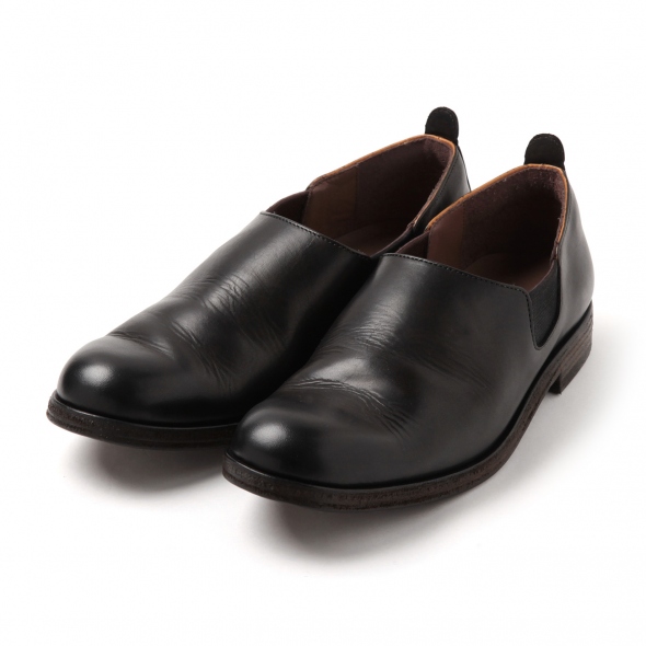 MOTO / モト | 手染め Lowcut Side Gore #1646 - Black | 通販