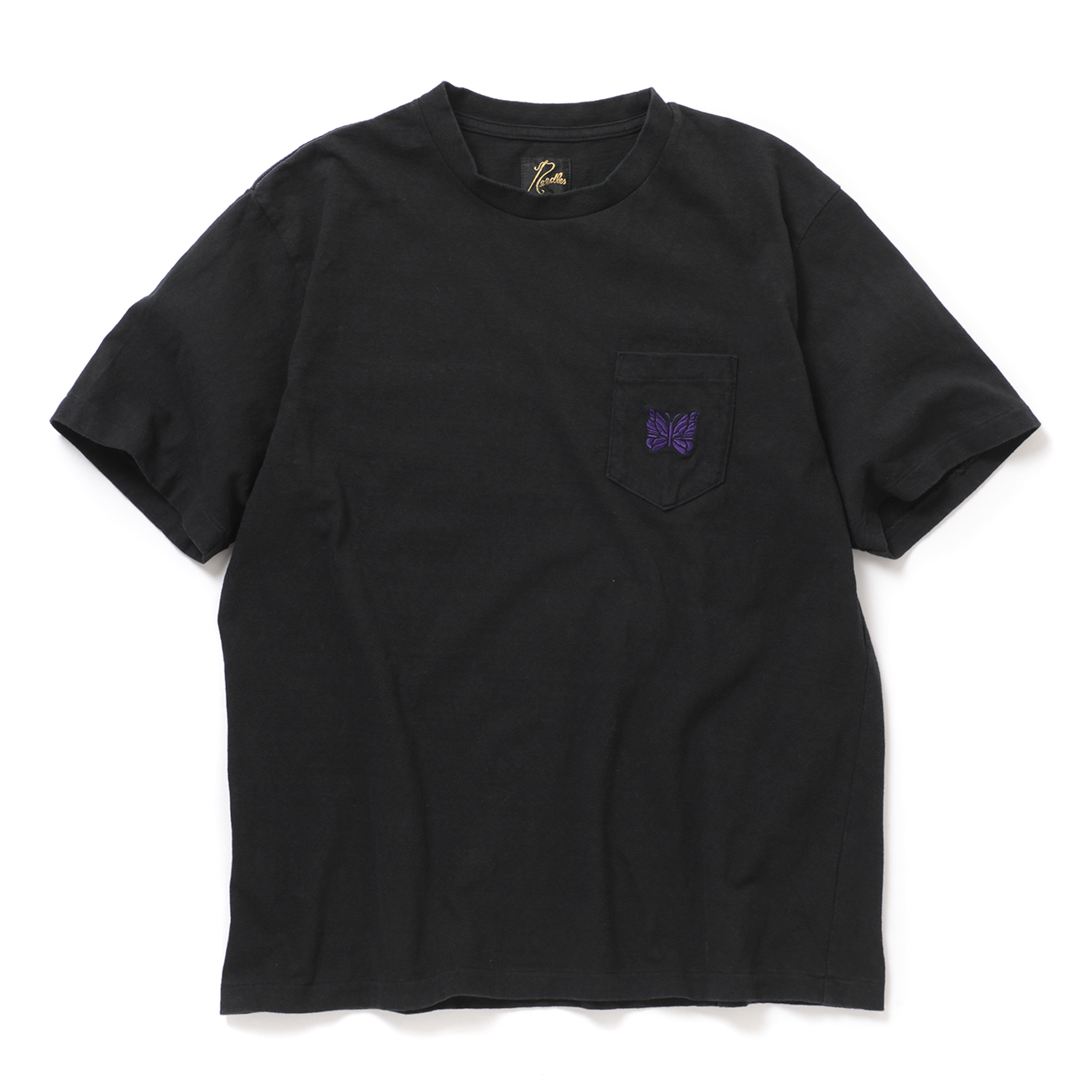Needles / ニードルズ | S/S Pocket Tee - Cotton Jersey - Black