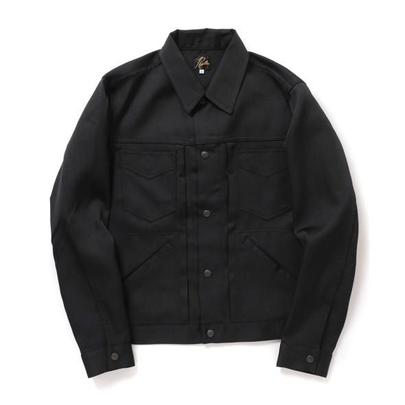 Needles / ニードルズ | Penny Jean Jacket - Poly Twill - Black Needles / ニードルズ | Penny Jean Jacket - Poly Twill - Black