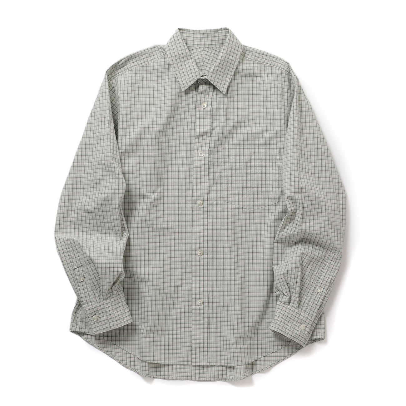 URU / ウル | REGULAR COLLAR L/S SHIRTS B - Natural Plaid | 通販