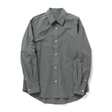 URU / ウル | REGULAR COLLAR L/S SHIRTS B - Navy Plaid