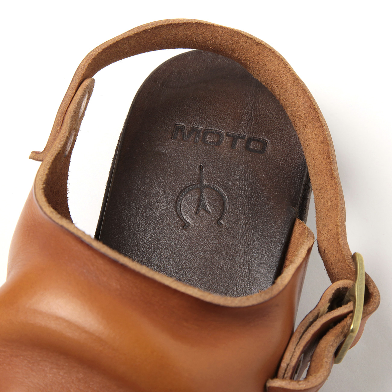 moto モトレザー サンダル moto leather＆silver[モトレザー] Back Strap Sandal [バック