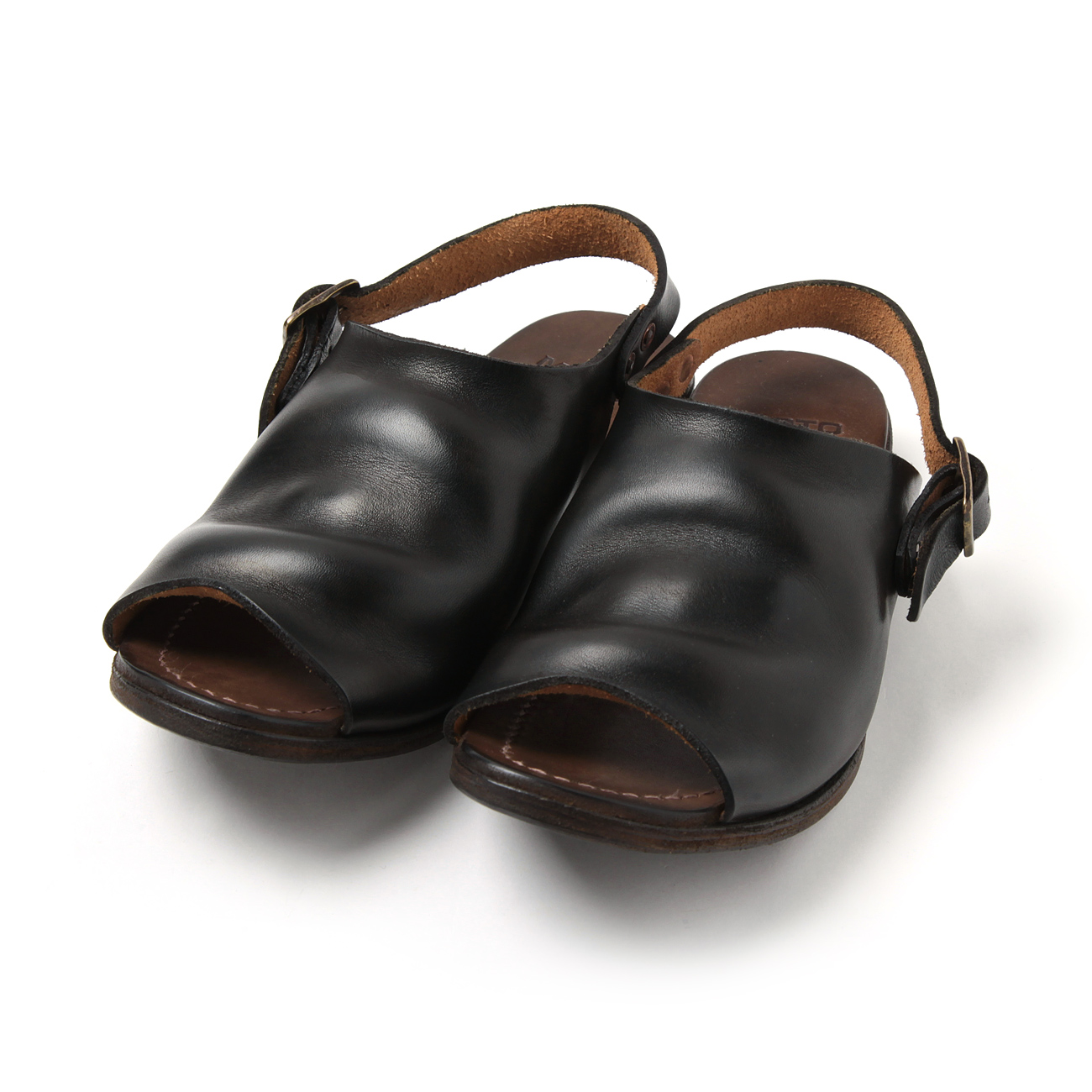 MOTO / モト | Back Strap Sandals #1638 - Black | 通販 - 正規取扱店 | COLLECT STORE /  コレクトストア