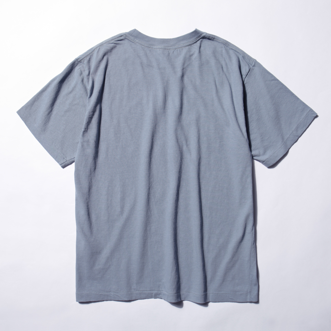 AURALEE / オーラリー | TWIST COTTON CASHMERE TEE (メンズ) - Blue