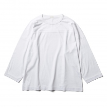 COMOLI / コモリ | フットボールTシャツ - White