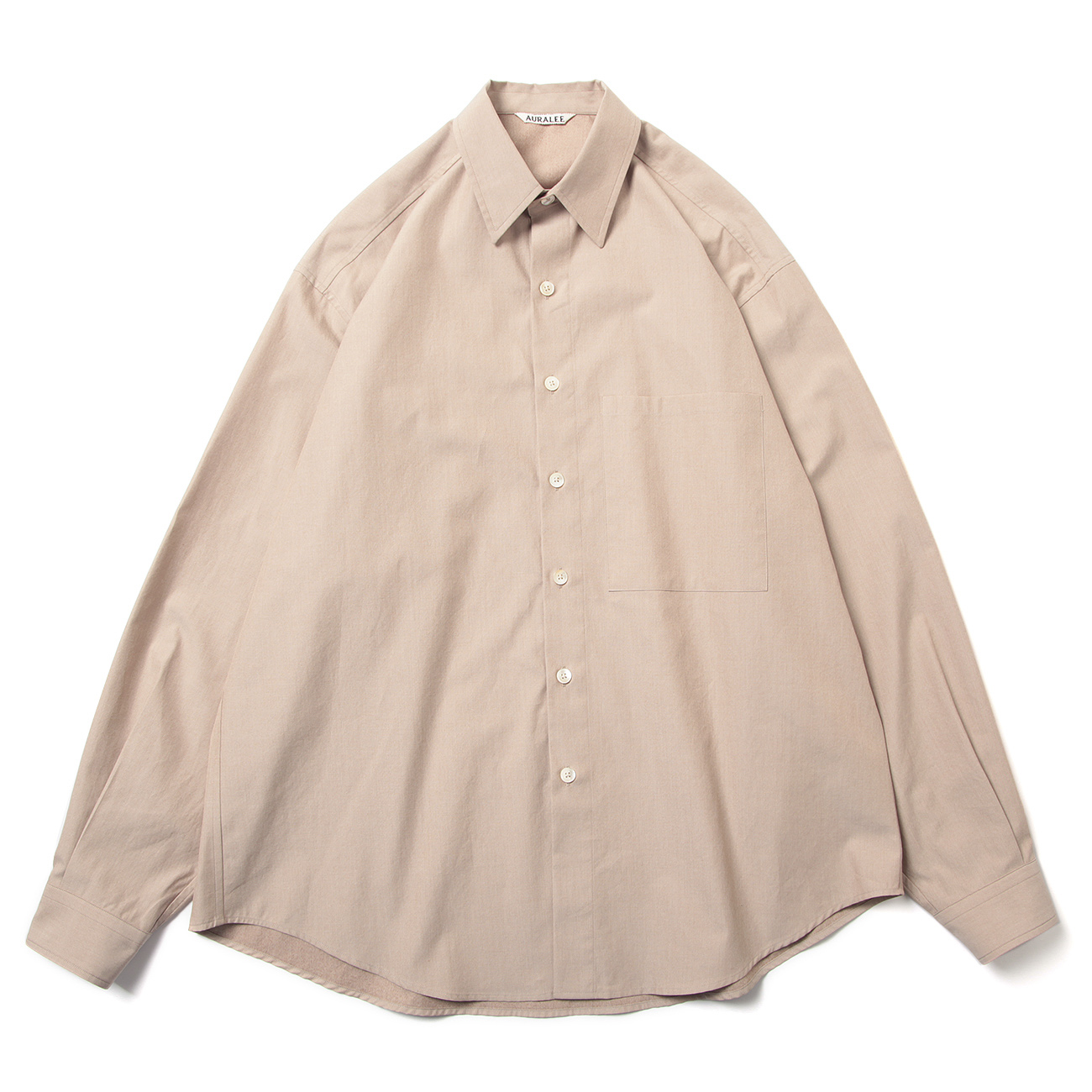 AURALEE / オーラリー | WASHED FINX TWILL BIG SHIRT (メンズ) - Mix