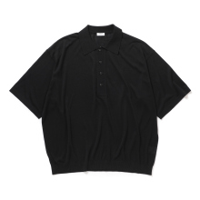 crepuscule / クレプスキュール | S/S Polo - Black