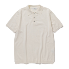 FUJITO / フジト | Knit Polo Easy - White