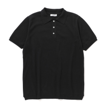 FUJITO / フジト | Knit Polo Easy - Black